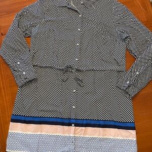 Tommy Hilfiger Navy and White Polka Dot dress